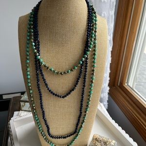 glass bead necklaces (2)